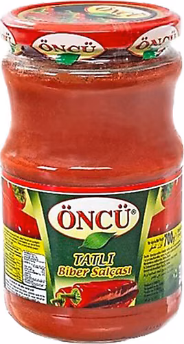 ÖNCÜ BİBER SALÇASI TATLI 700 GR.CAM