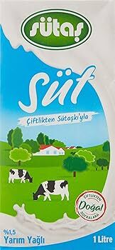 SÜTAŞ SÜT YARIM YAĞLI 1\1