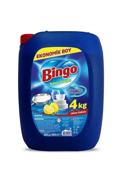 BİNGO SIVI BULAŞIK DETERJANI 4 KG