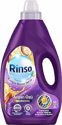 RİNSO SIVI 3 LT.ARGAN ÖZÜ KOMPLE BAKIM