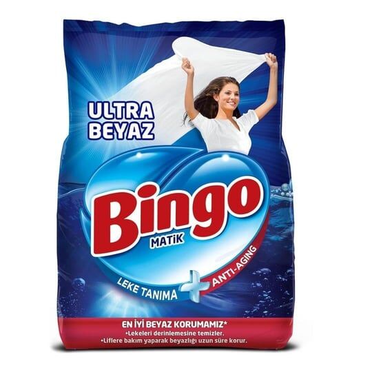 BİNGO MATİK TOZ DETERJAN 1,5KG.KONS.ULTRA BEYAZ