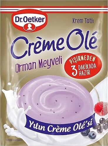 DR.OETKER CREME OLE ORMAN MEYVELİ 89 GR