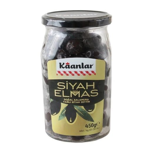 KAANLAR ZEYTİN SİYAH 450 GR.CAM 291-320