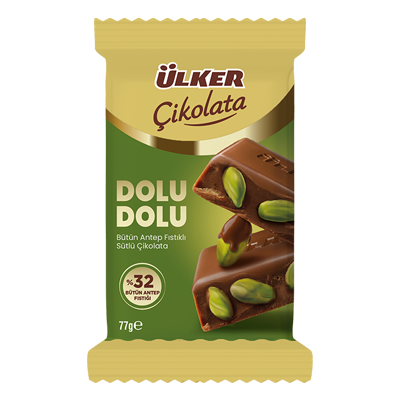 ÜLKER ÇİKOLATA DOLU DOLU ANTP FISTK.77 GR.
