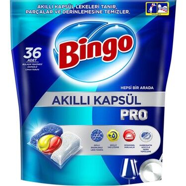 BİNGO AKILLI BULAŞIK KAPSÜLÜ PRO 36 LI