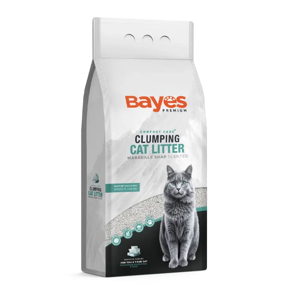 BAYES KEDİ KUMU 5 LT.MARSİLYA SABUNU