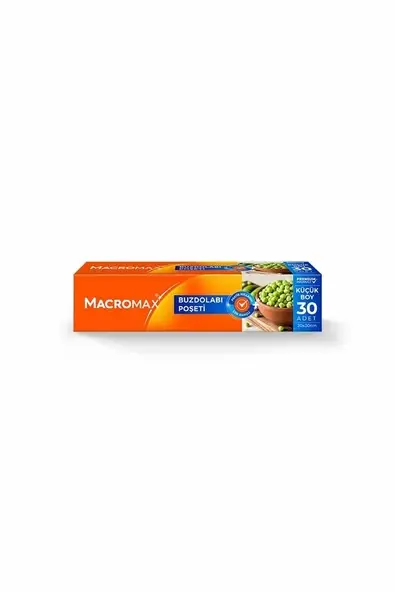 MACROMAX BUZDOLABI POŞETİ KÜÇÜK 30 LU