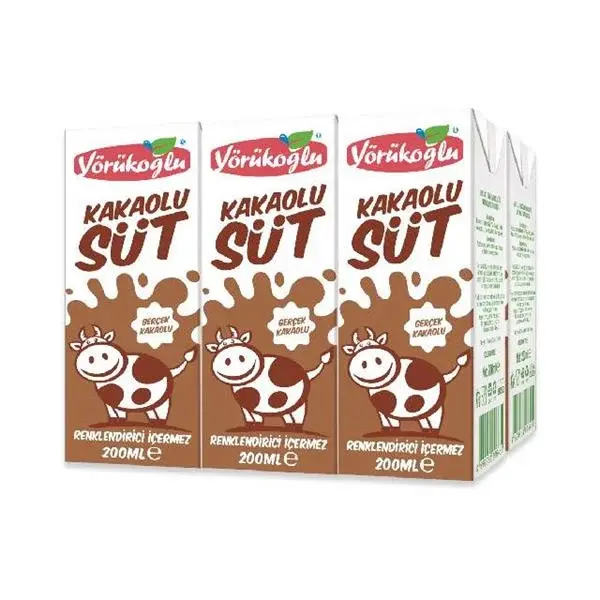YÖRÜKOĞLU SÜT MEYVELİ 6X180 ML.KAKAOLU