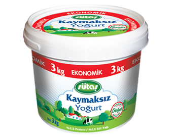 SÜTAŞ YOĞURT 3000 GR.YARIM YAĞLI