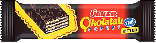 ÜLKER ÇİKOLATALI GOFRET 36 GR.BİTTER