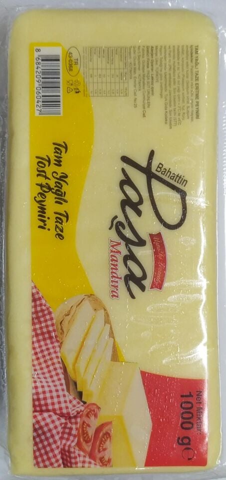 PAŞA TOST PEYNİRİ 1000 GR.TAM YAĞLI