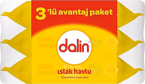 DALİN ISLAK MENDİL 3X56' lı