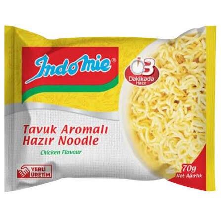 İNDOMİE NODDLE PAKET TAVUK AROMALI 75 GR.