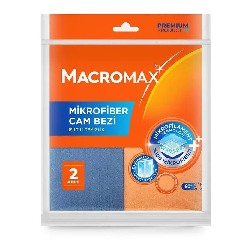 MACROMAX CAM BEZİ MİKROFİBER 2 Lİ