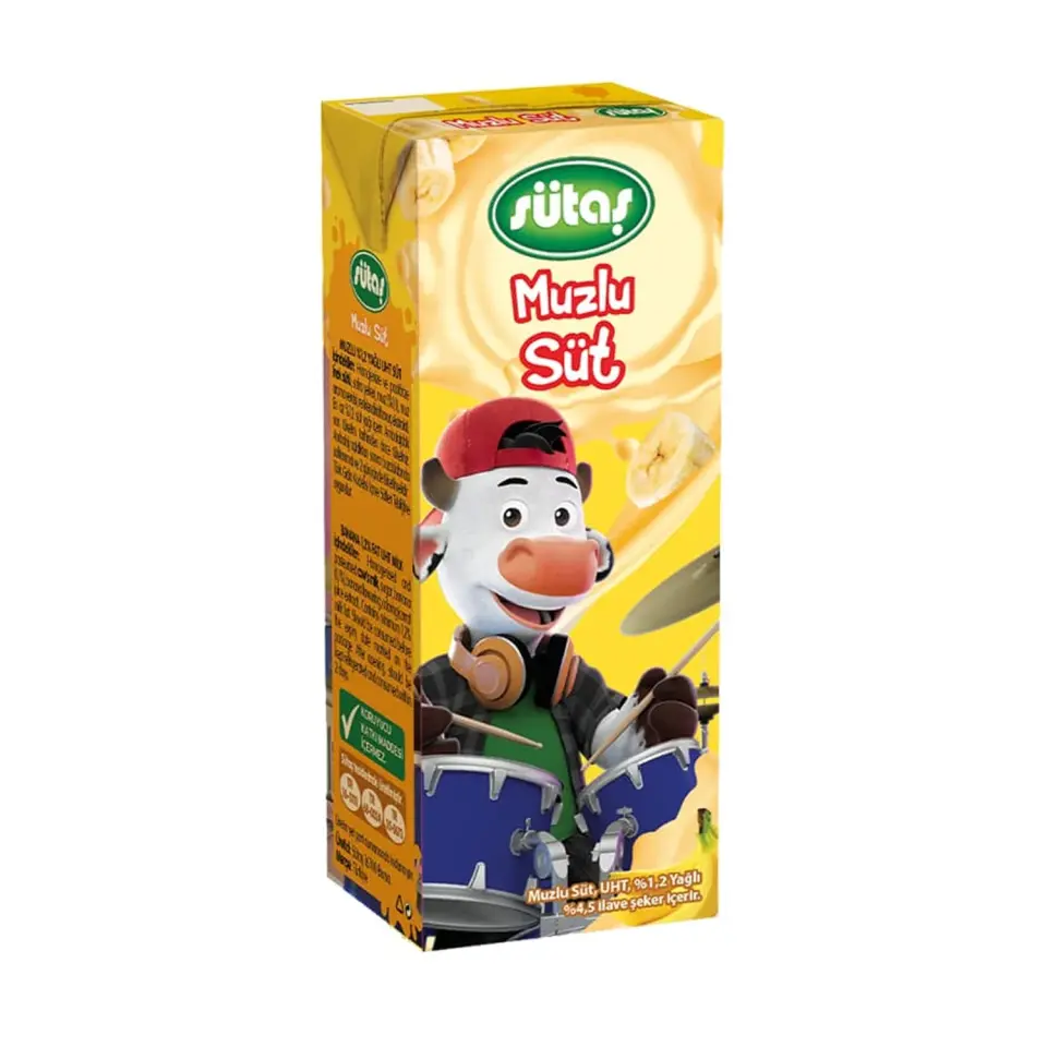 SÜTAŞ SÜT MEYVELİ 180 ML.MUZLU