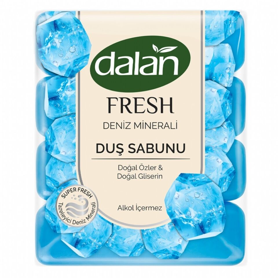 DALAN FRESH DUŞ SABUNU 4X150 GR.DENİZ MİNERALİ