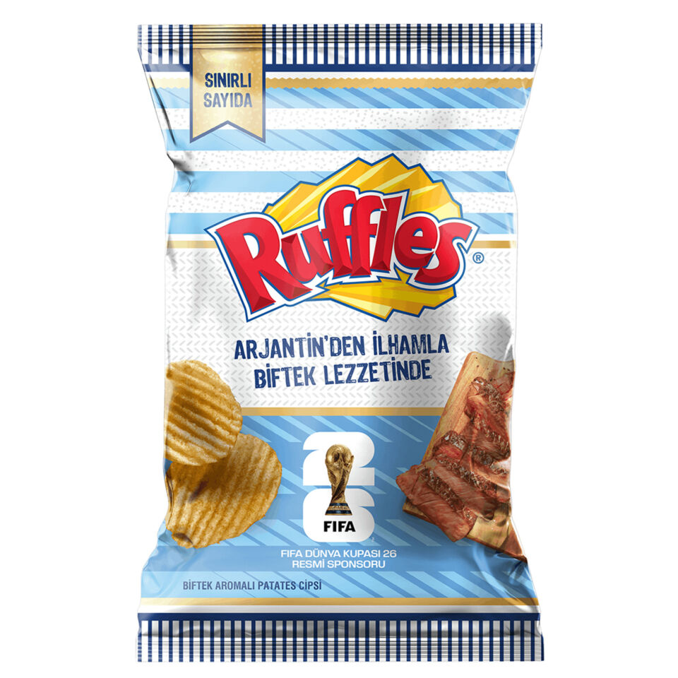 RUFFLES ARJANTİN BİFTEK LEZZETLİ CİPS 105 GR.