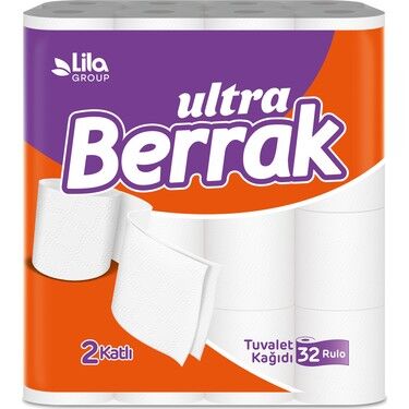 BERRAK TUVALET KAĞIDI 2 KAT 32Lİ