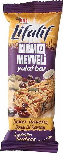 ETİ LİFALİF YULAF BAR KIRMIZI MEYV.35 GR.
