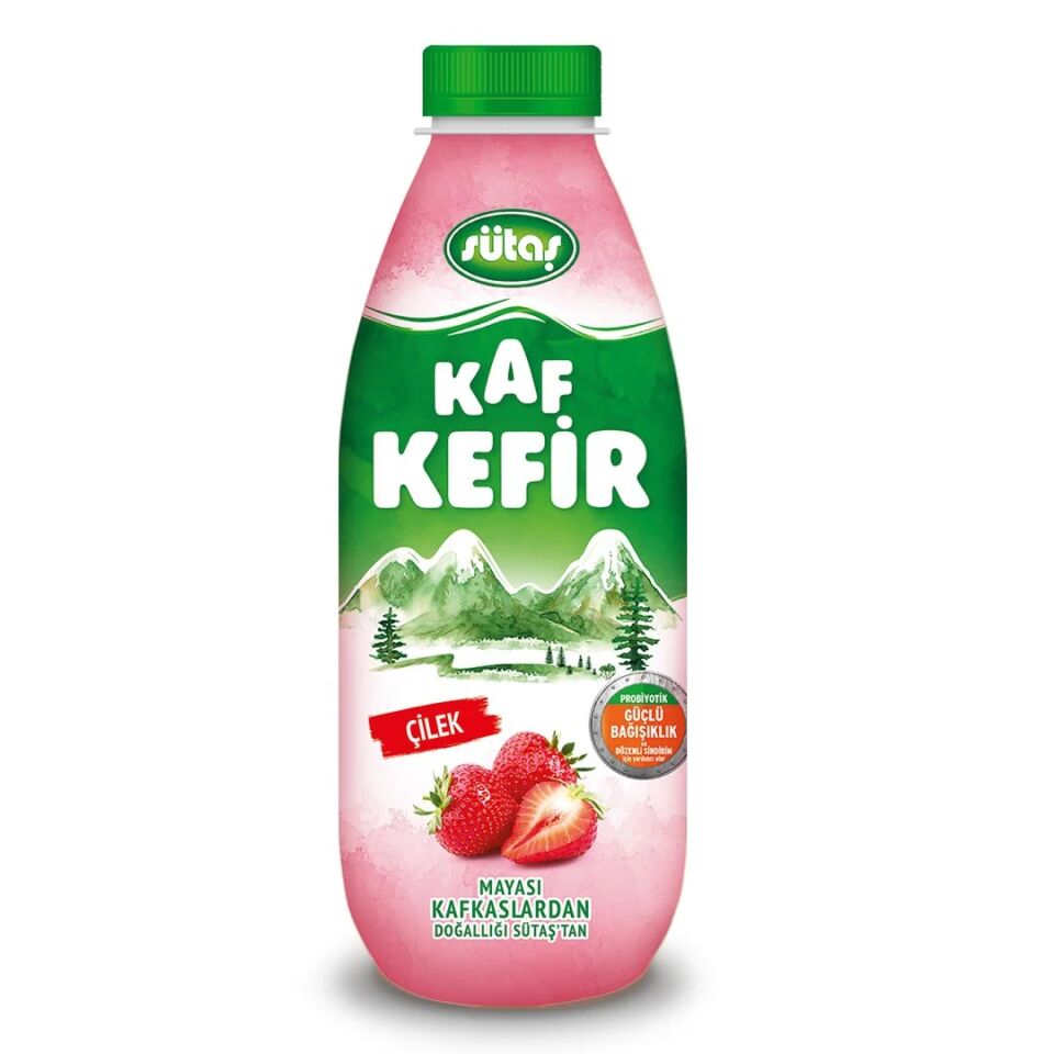 SÜTAŞ KEFİR KAF ÇİLEK 1 LT.