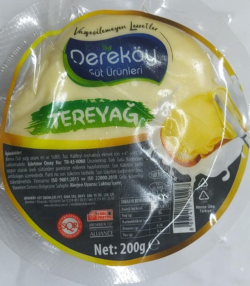 DEREKÖY TEREYAĞ 200 GR.