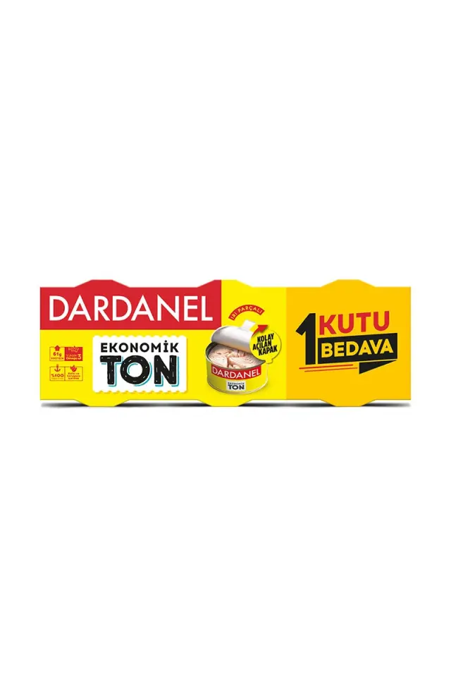 DARDANEL TON EKONOMİK 2X140 GR.+1 KUTU HEDİYELİ