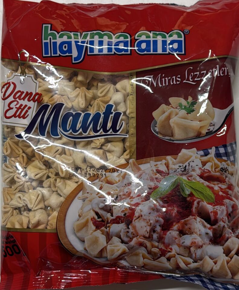 HAYMA ANA MANTI DANA ETLİ 500 GR