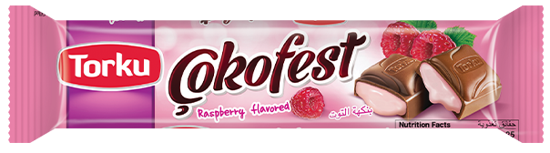 TORKU ÇOKOFEST FRAMBUAZLI 55 GR.