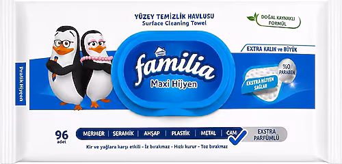 FAMİLİA YÜZEY TEMİZLİK HAVLUSU 96 LI