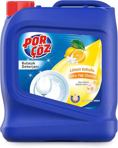 PORÇÖZ SIVI BULAŞIK DETERJANI 4 LT.