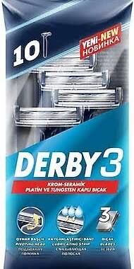 DERBY TRAŞ BIÇAĞI 10 LU POŞET