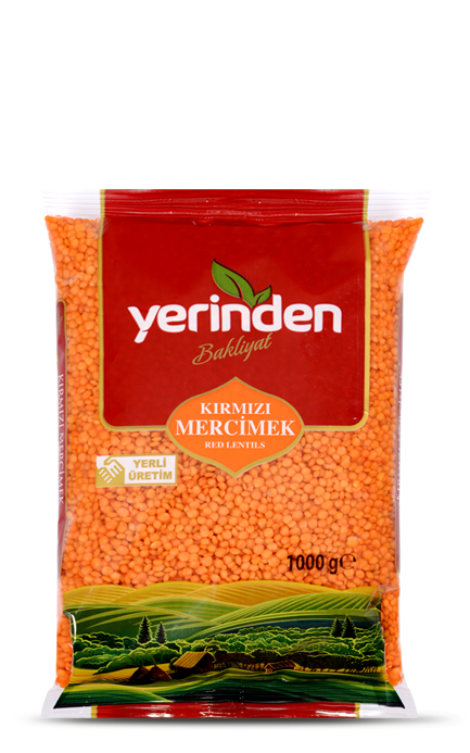 YERİNDEN KIRMIZI MERCİMEK LÜX 1000 GR.