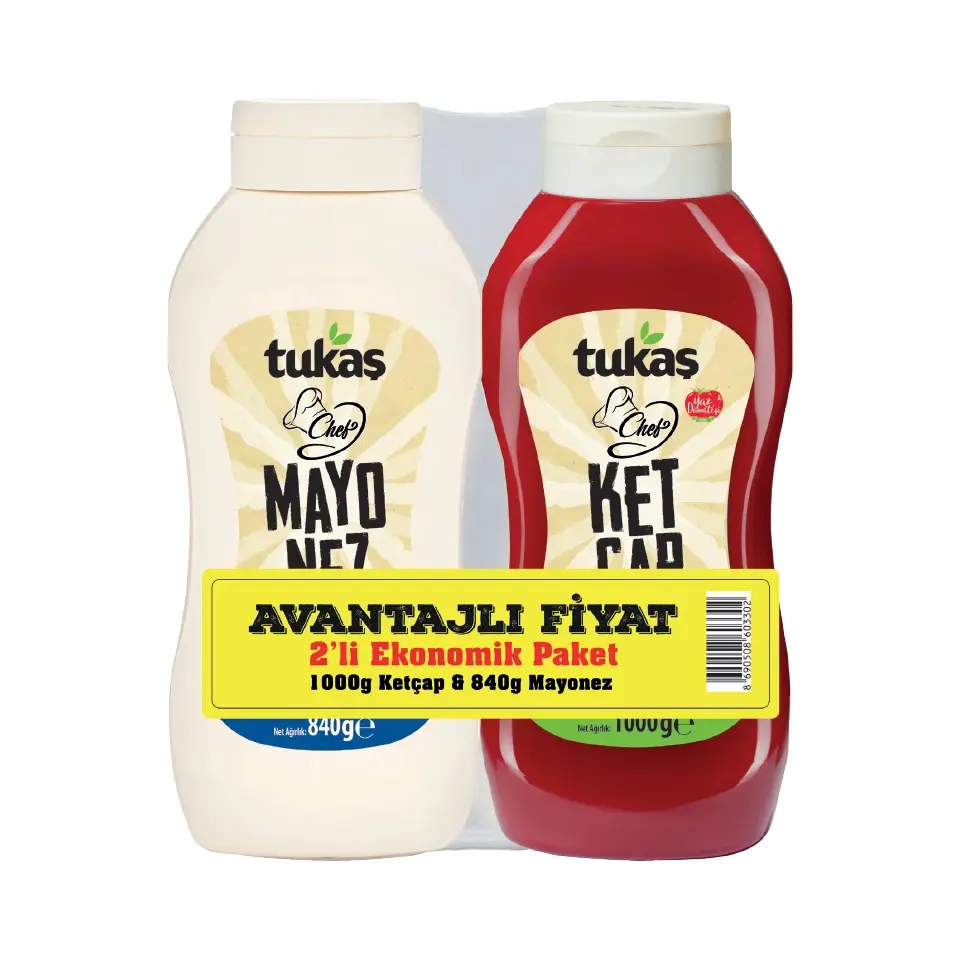 TUKAŞ KETÇAP+MAYONEZ 1200 GR.