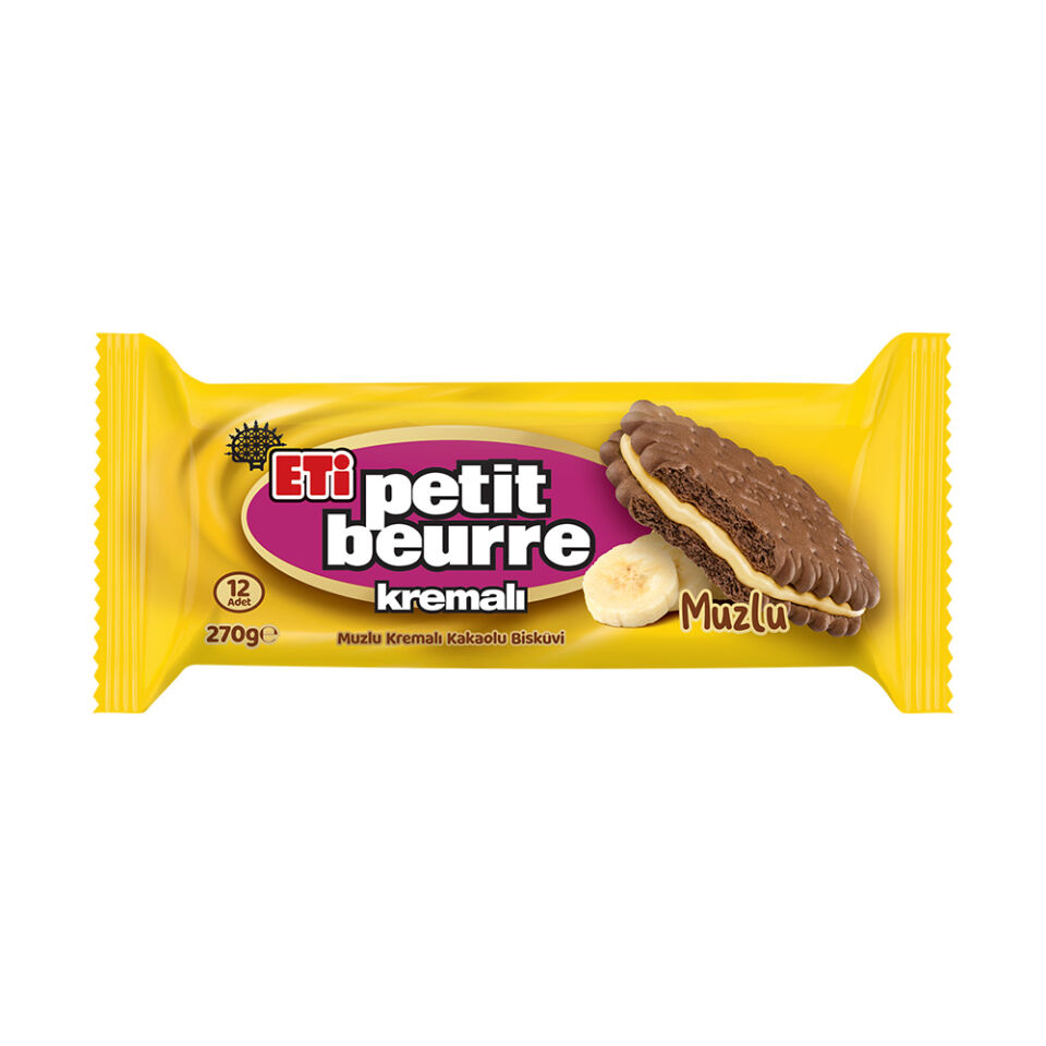 ETİ PETİT BEURRE KREMALI MUZLU 270 GR.