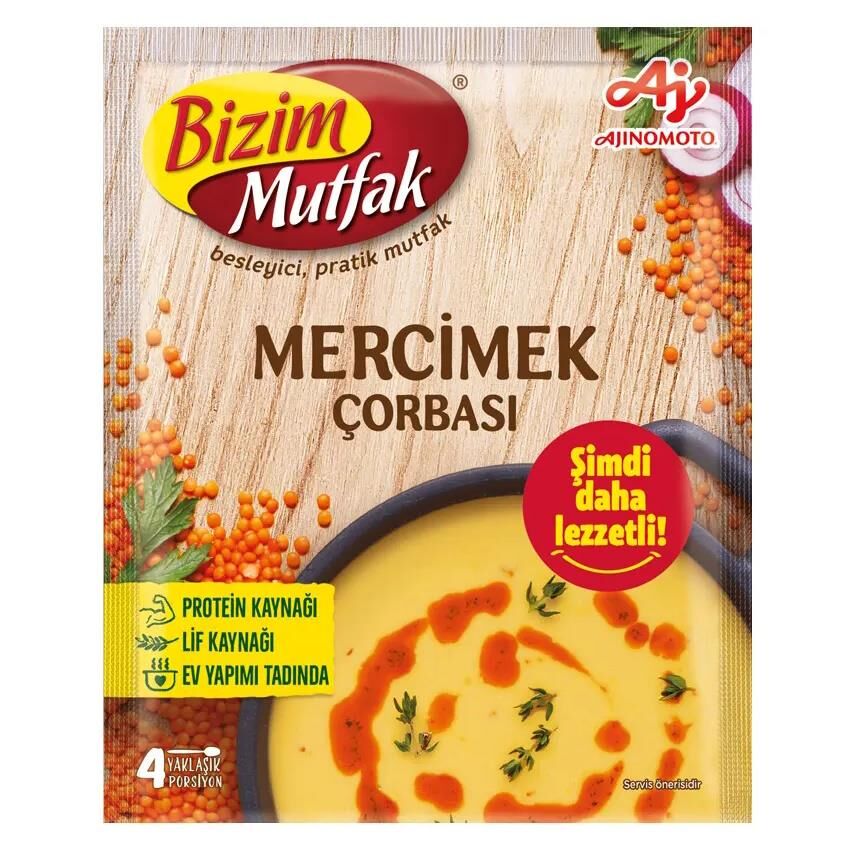 BİZİM MUT. ÇORBA MERCİMEK 72GR