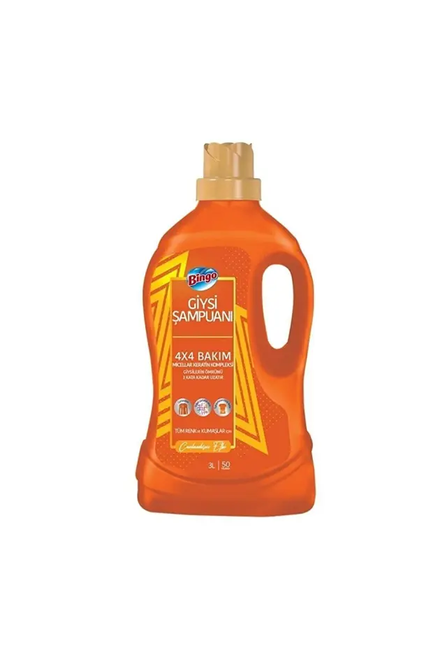 BİNGO SIVI GİYSİ ŞAMPUANI 3 LT.CANLANDIRICI ETKİ