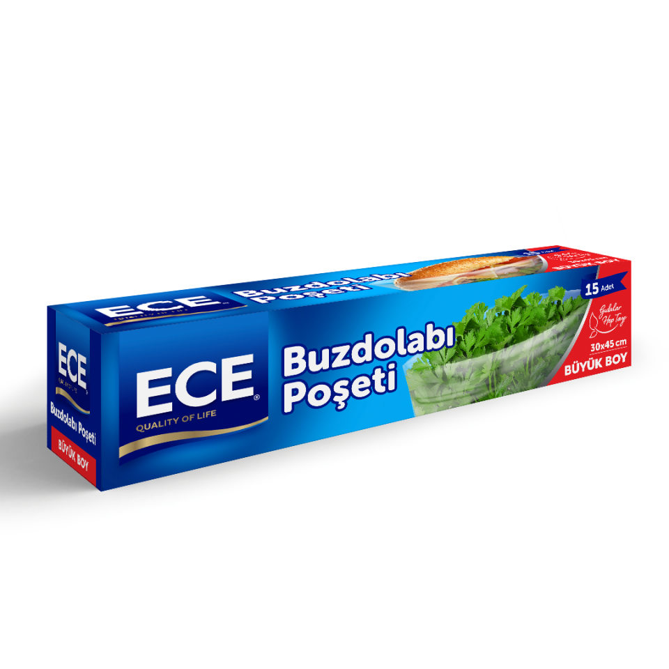 ECE BUZDOLABI POŞETİ BÜYÜK 15 ADET