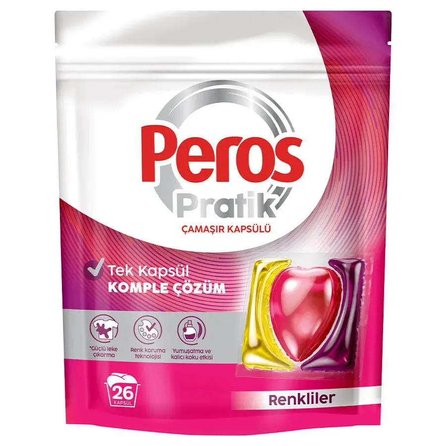 PEROS PRATİK ÇAM.KAPSÜLÜ RENKLİLER 26 LI