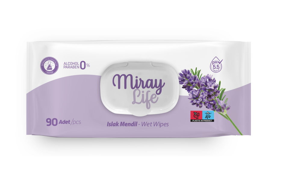 MİRAY ISLAK MENDİL 90 LI LAVANTA
