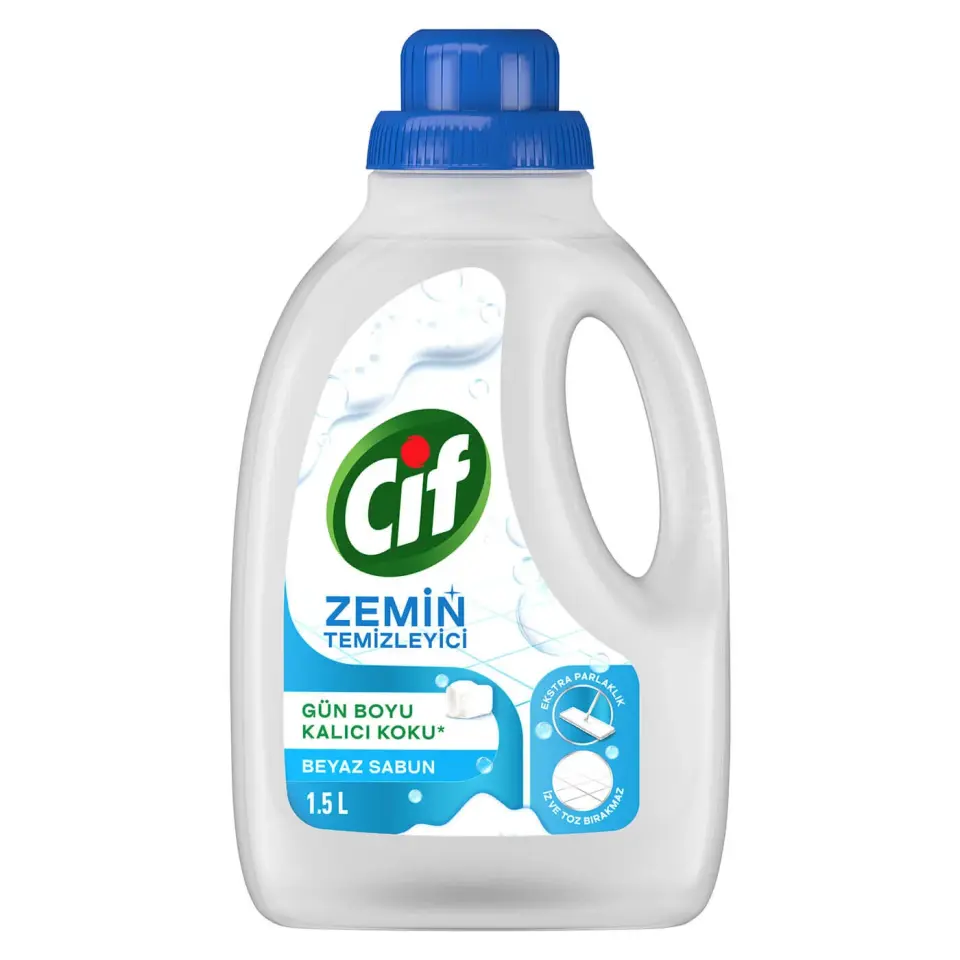 CİF ZEMİN TEMİZLEYİCİ 1500 ML.BEYAZ SABUN